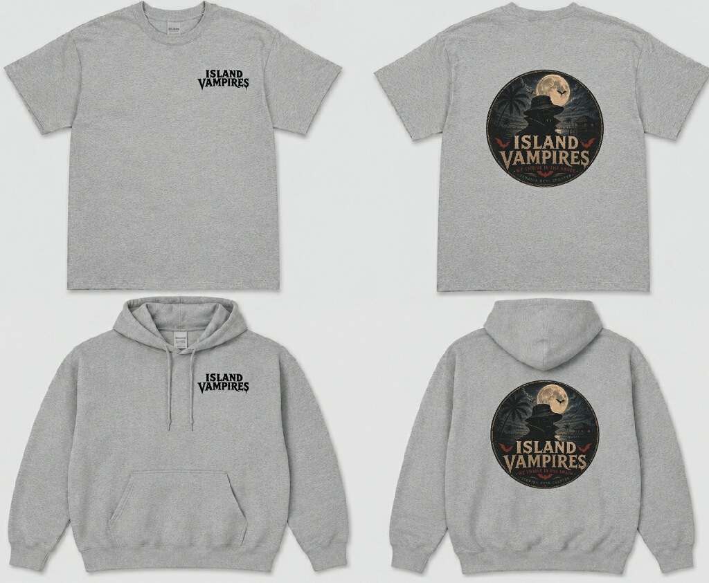 Island Vampires t-shirts and hoodies